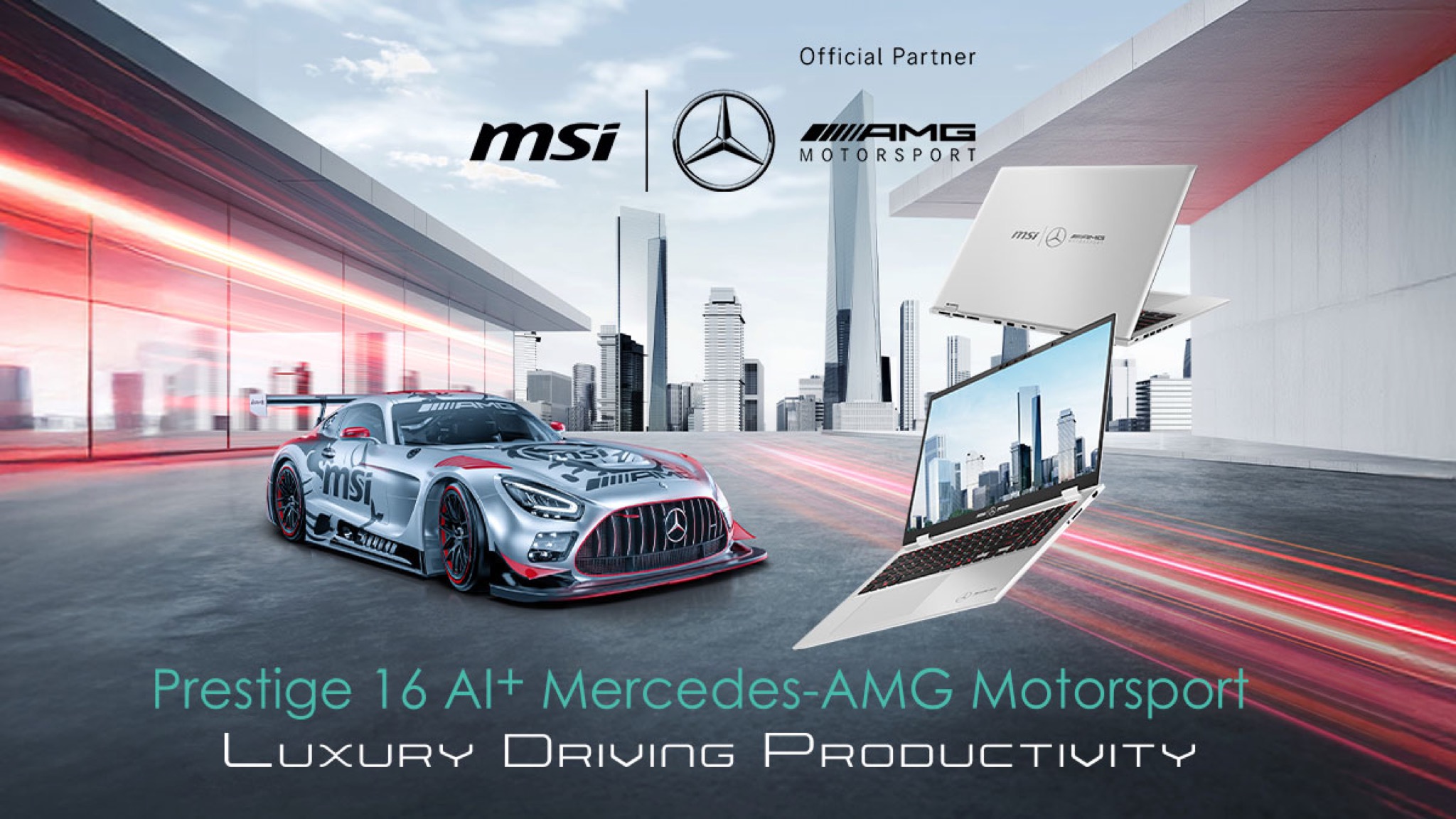 MSI PRESTIGE 16 AI+ MERCEDES-AMG MOTORSPORT ĐÃ CÓ MẶT TẠI VIỆT NAM