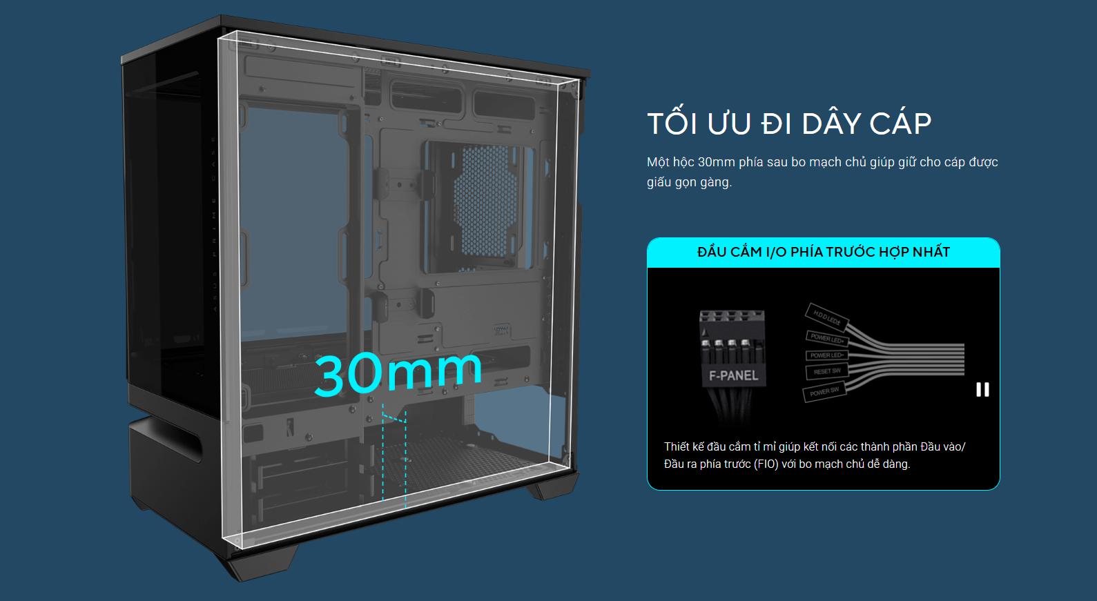 Vỏ Case ASUS Prime AP202TG White (mATX/ 0 fan)