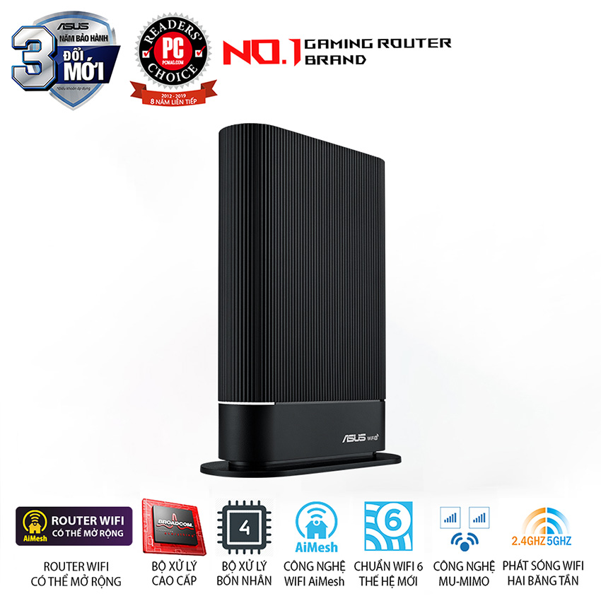 Bộ phát Wifi ASUS RT-AX59U (Wifi 6/AiMesh/AX4200)