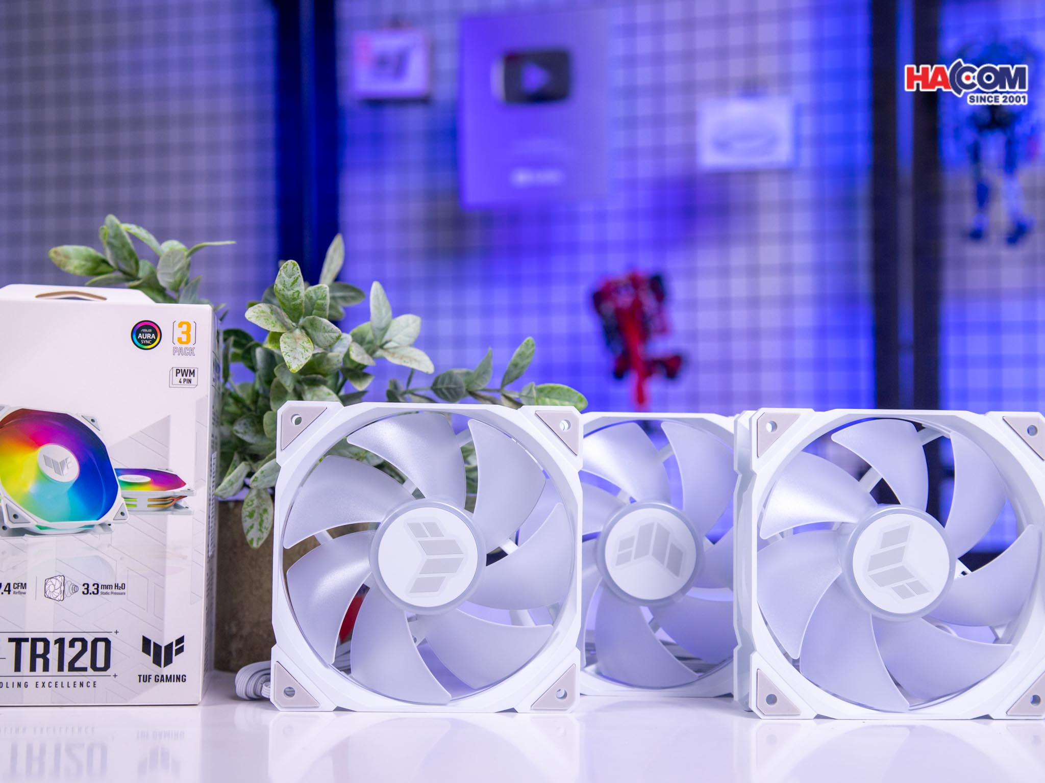 Fan Case Asus TUF GAMING TF120 ARGB 3IN1 WHITE 8