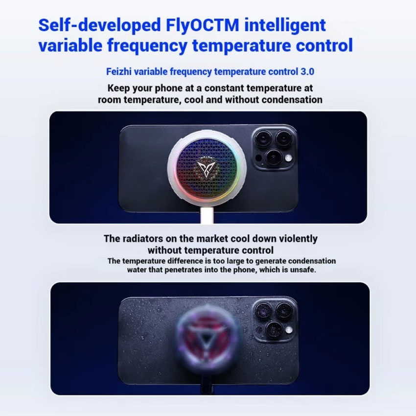 Tản nhiệt cho điện thoại Flydigi Mobile Phone Cooling Fan B8X 5