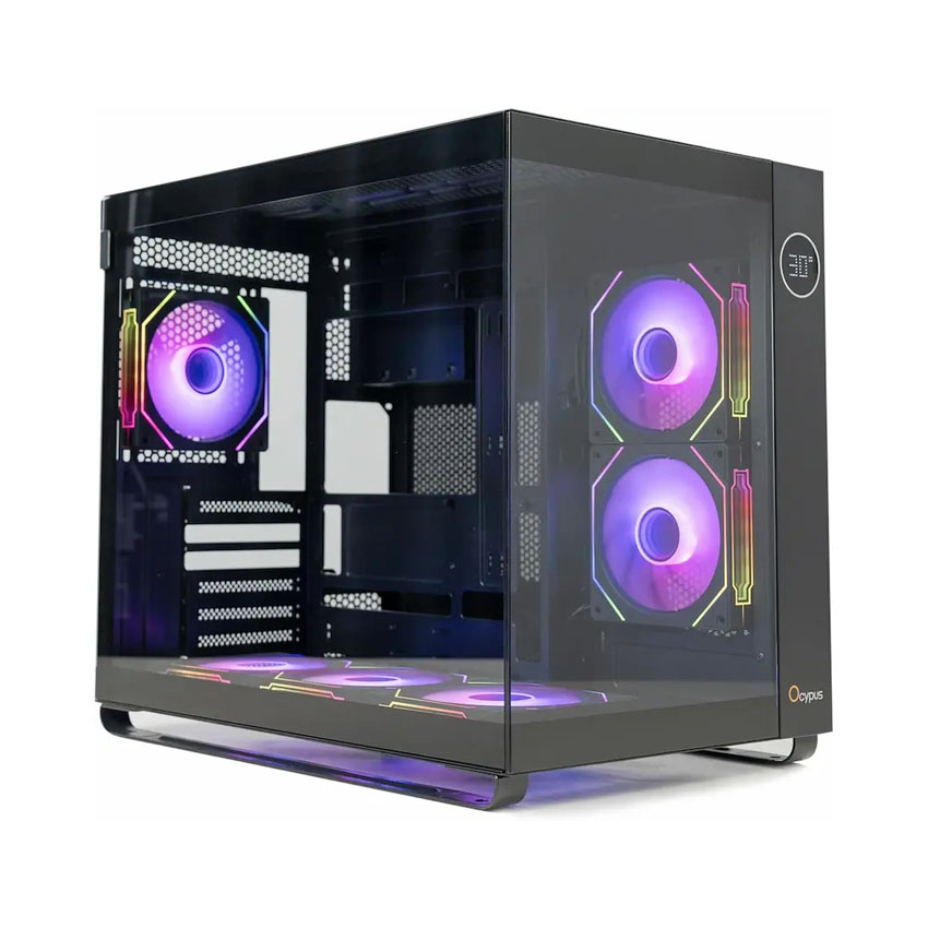 VỎ MÁY TÍNH OCYPUS LOTA C70 BK ARGB - BLACK (ATX/6 FAN)