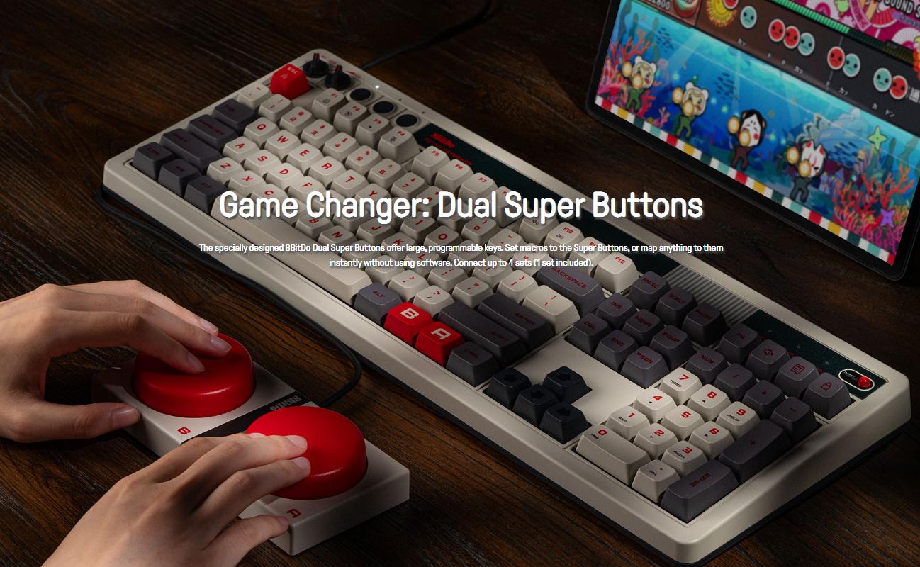 Bàn phím 8BitDo Retro 108 Mechanical Keyboard 5
