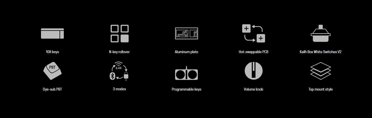 Bàn phím 8BitDo Retro 108 Mechanical Keyboard 2