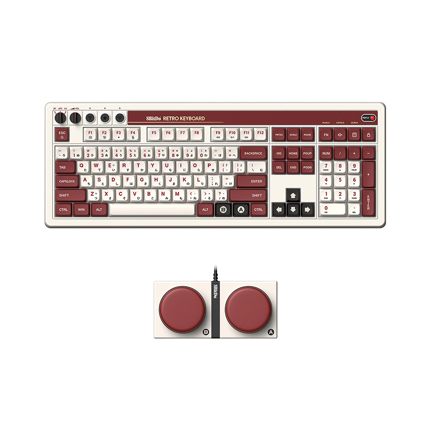 Bàn phím 8BitDo Retro 108 Mechanical Keyboard - Fami 1