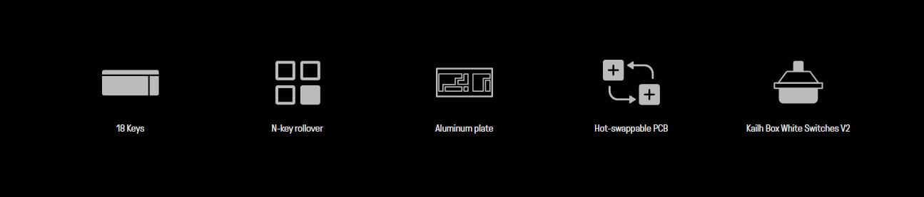 Bàn phím 8BitDo Retro 18 Mechanical Numpad 2