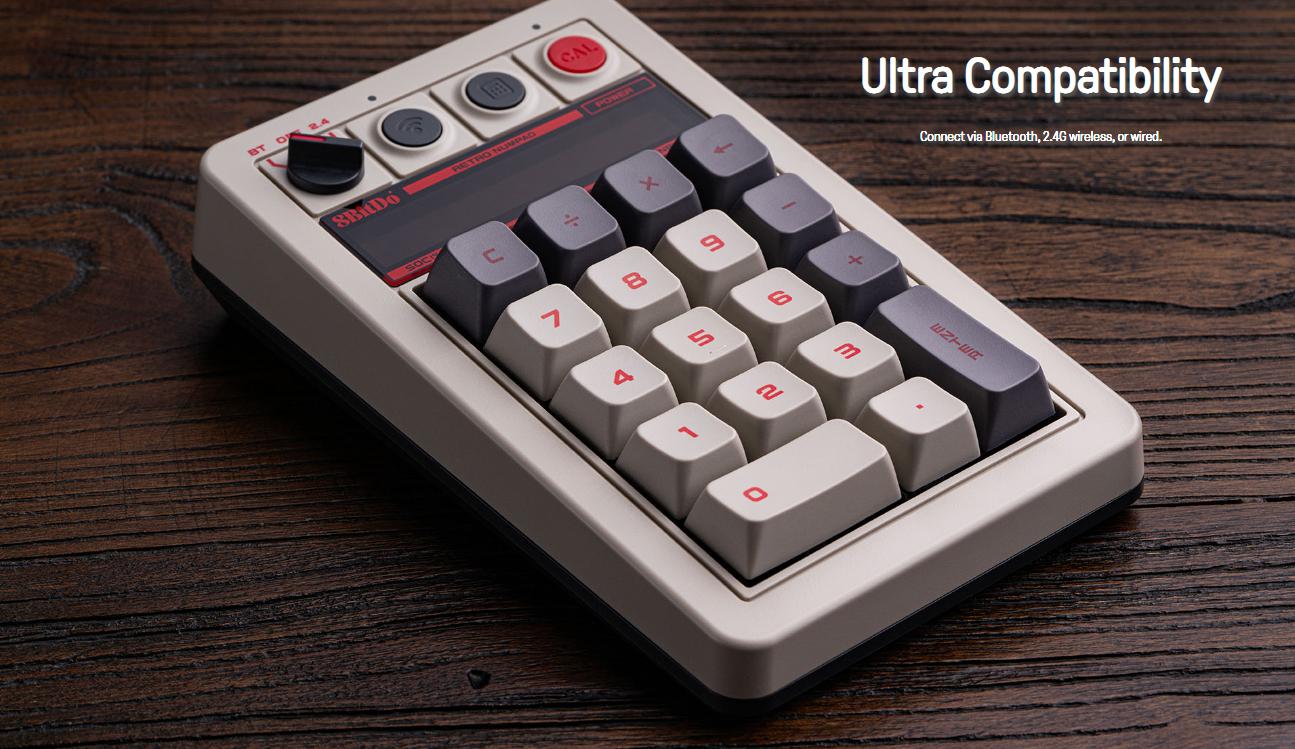 Bàn phím 8BitDo Retro 18 Mechanical Numpad 5