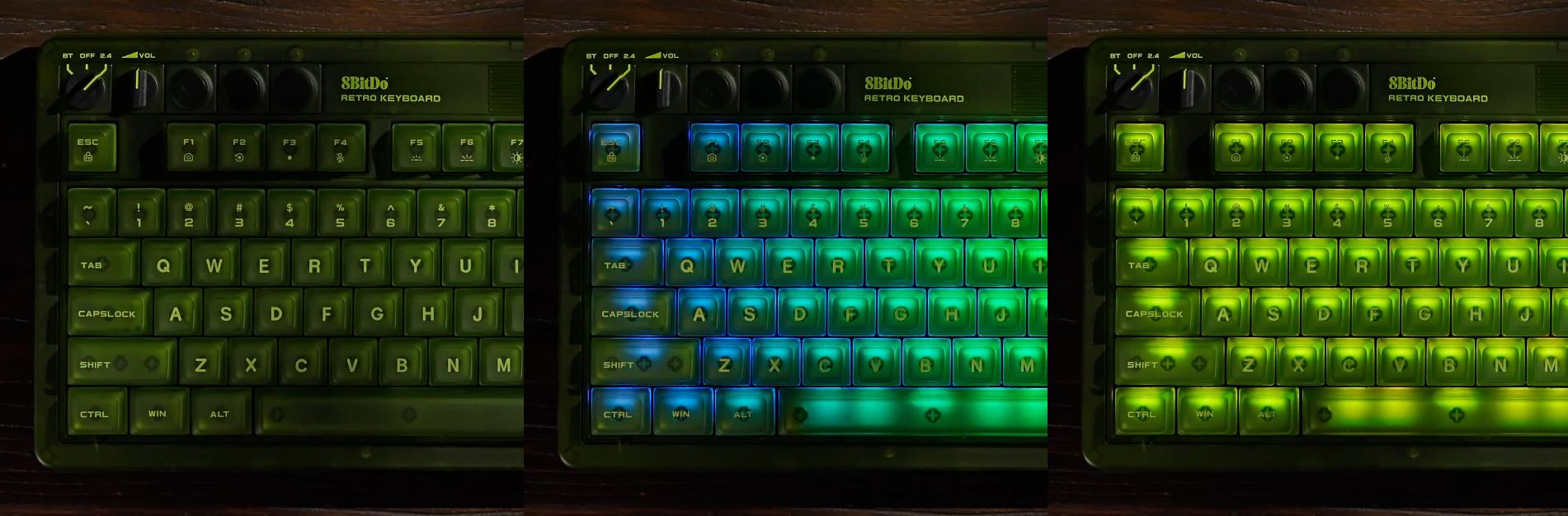 Bàn phím 8BitDo Retro 87 Mechanical Keyboard - Xbox Edition 4