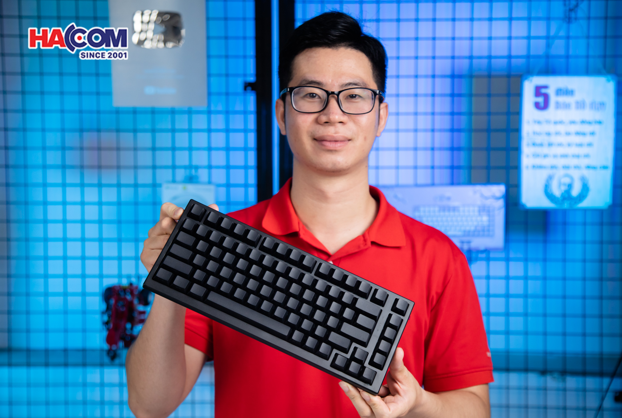 Bàn phím AKKO TAC75 Black HE AstroAim Magnetic Switch 7