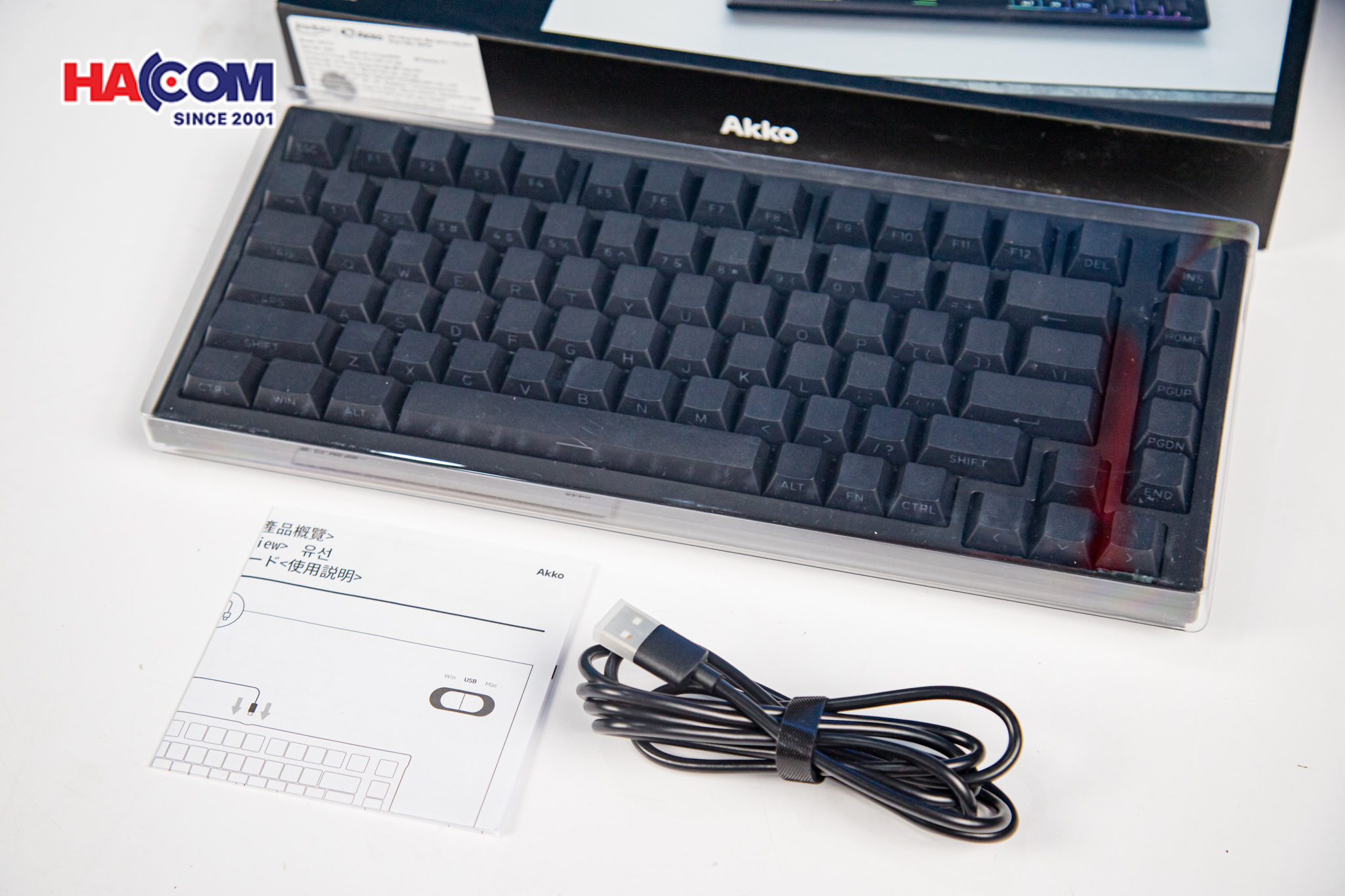 Bàn phím AKKO TAC75 Black HE AstroAim Magnetic Switch 9