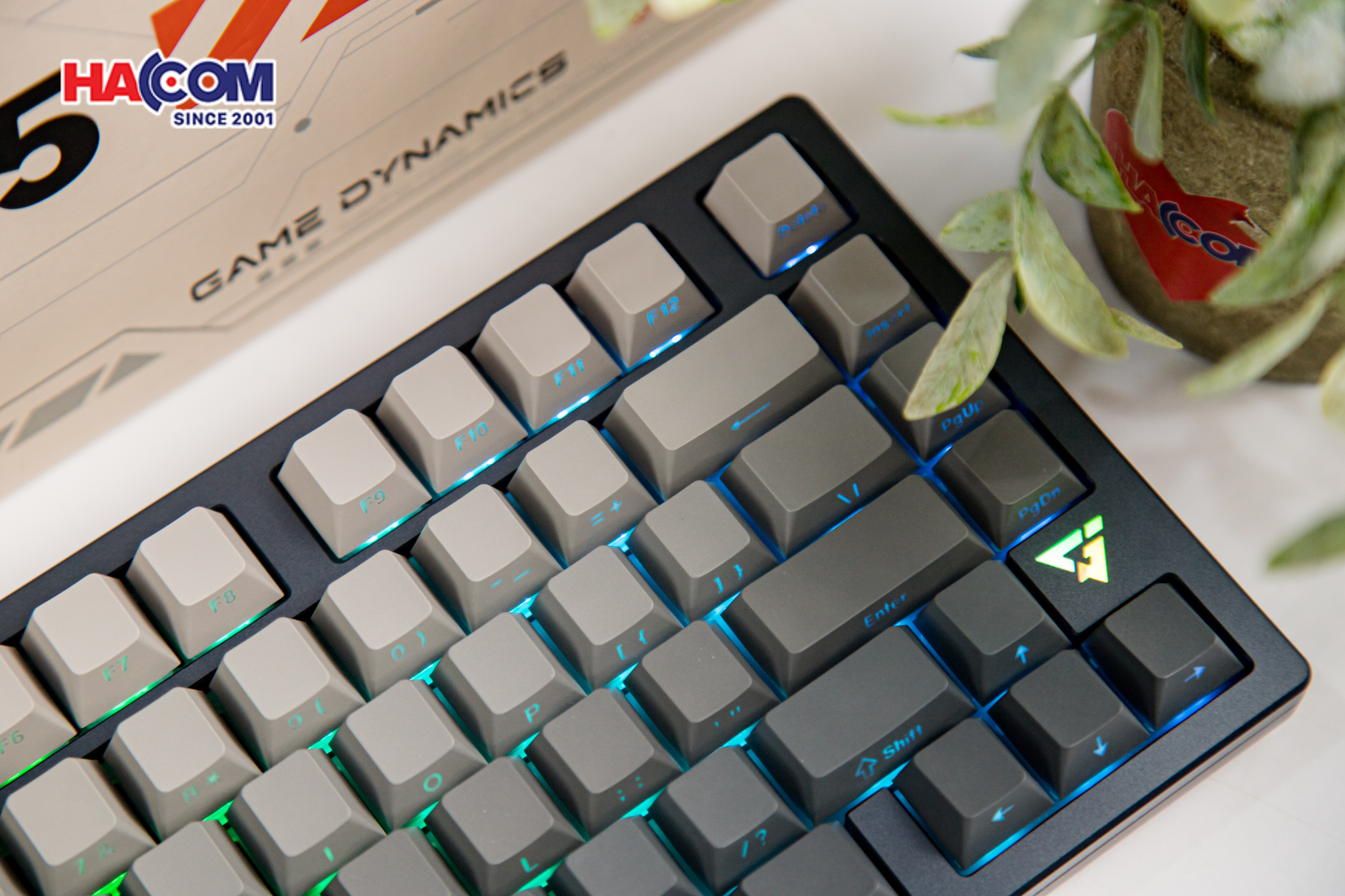 Bàn phím cơ ATK V75X GunMetal Periwinkle Switch 10