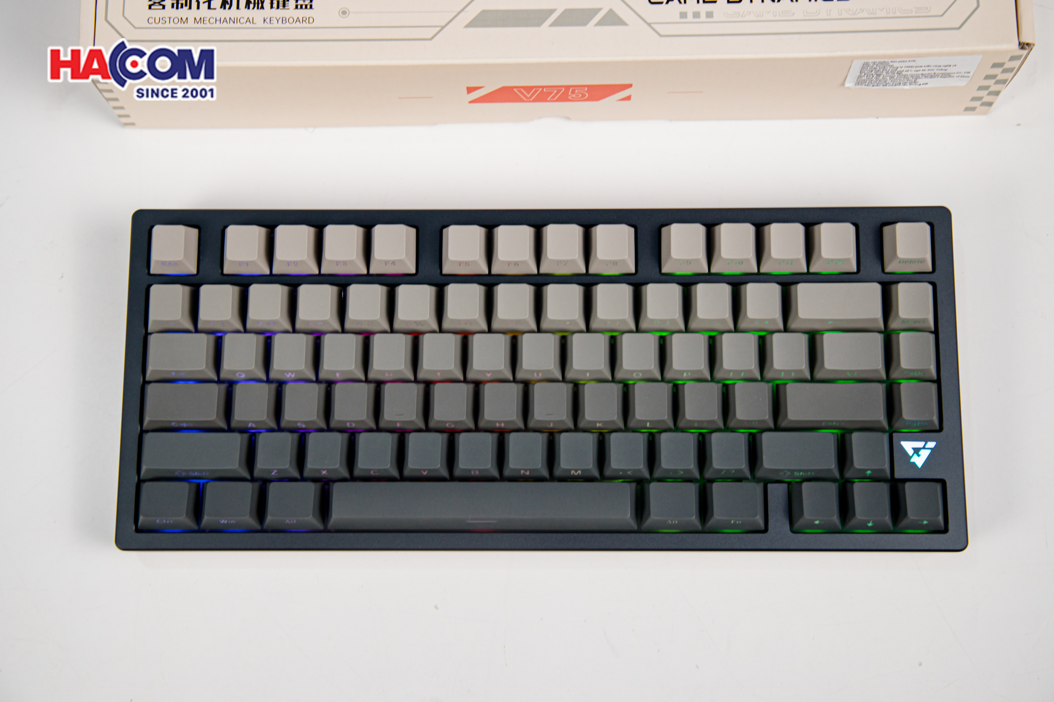 Bàn phím cơ ATK V75X GunMetal Periwinkle Switch 5