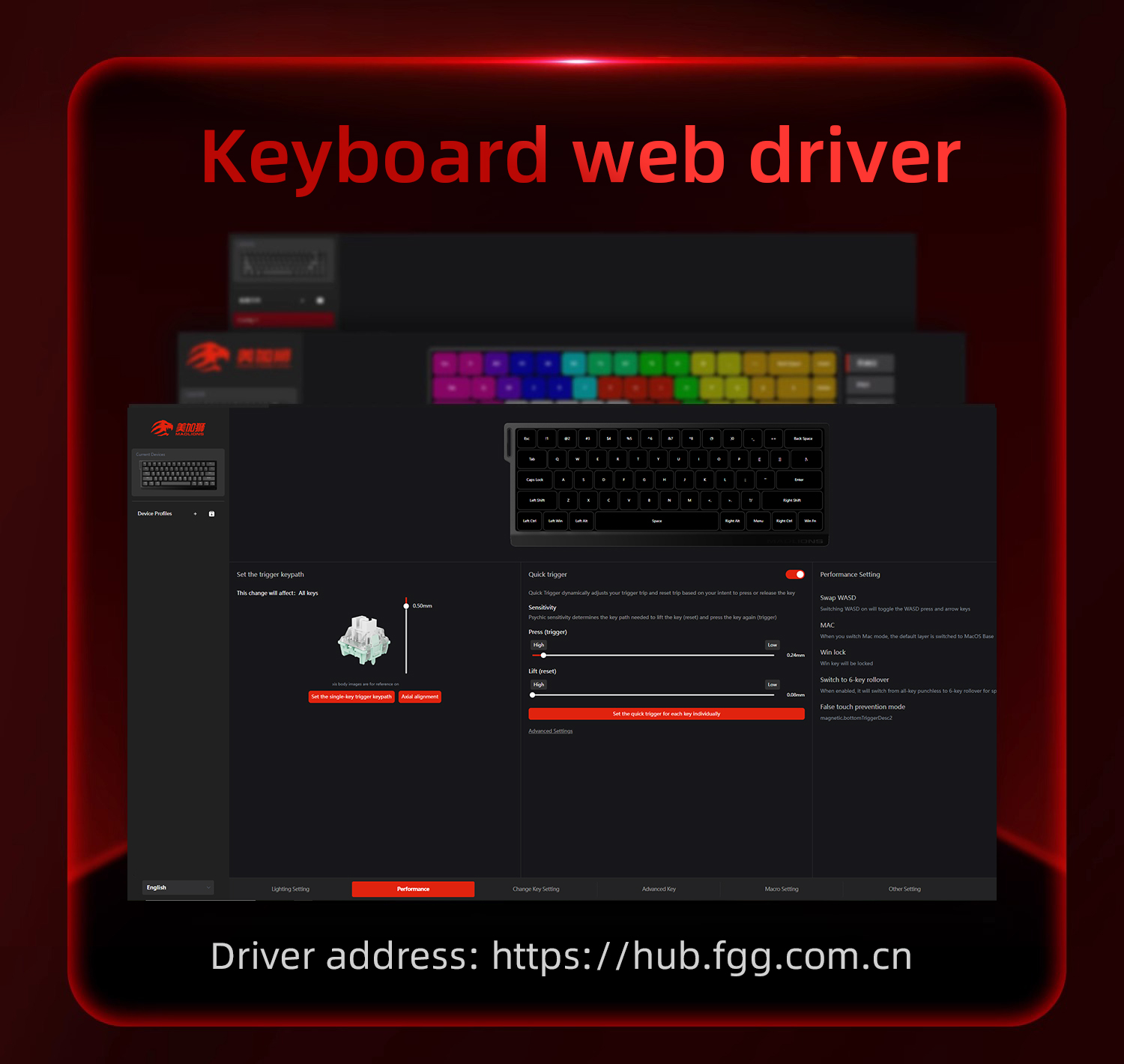 Bàn phím MadLions MAD 60 HE Basic Magnetic 3