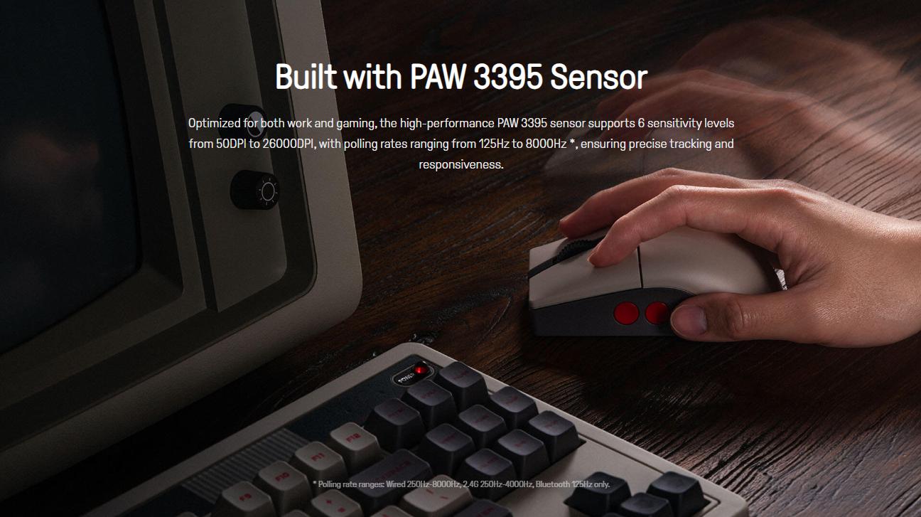 Chuột 8BitDo Retro R8 Mouse - N Edition 2