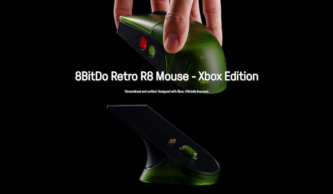 Chuột 8BitDo Retro R8 Mouse - Xbox Edition 1