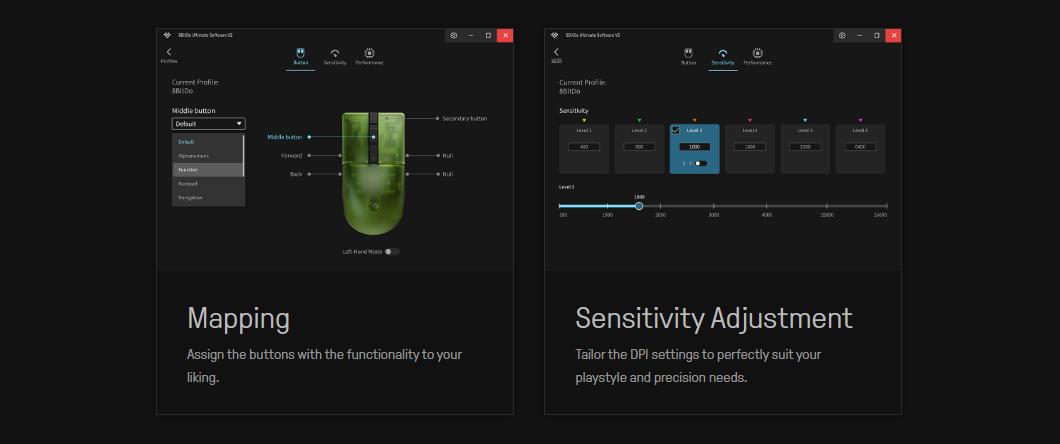 Chuột 8BitDo Retro R8 Mouse - Xbox Edition 6