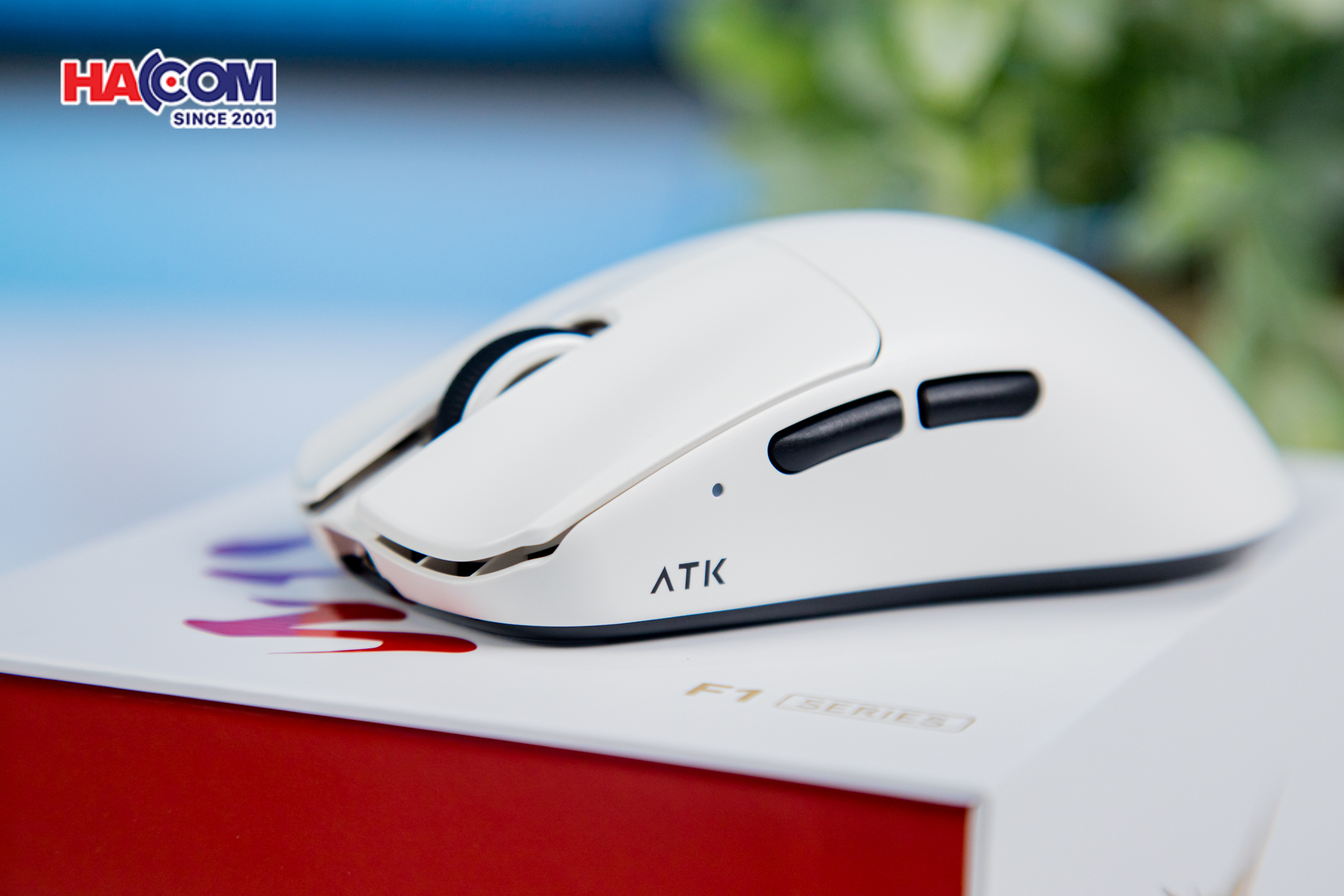 Chuột không dây ATK F1 Pro - Màu Trắng 6