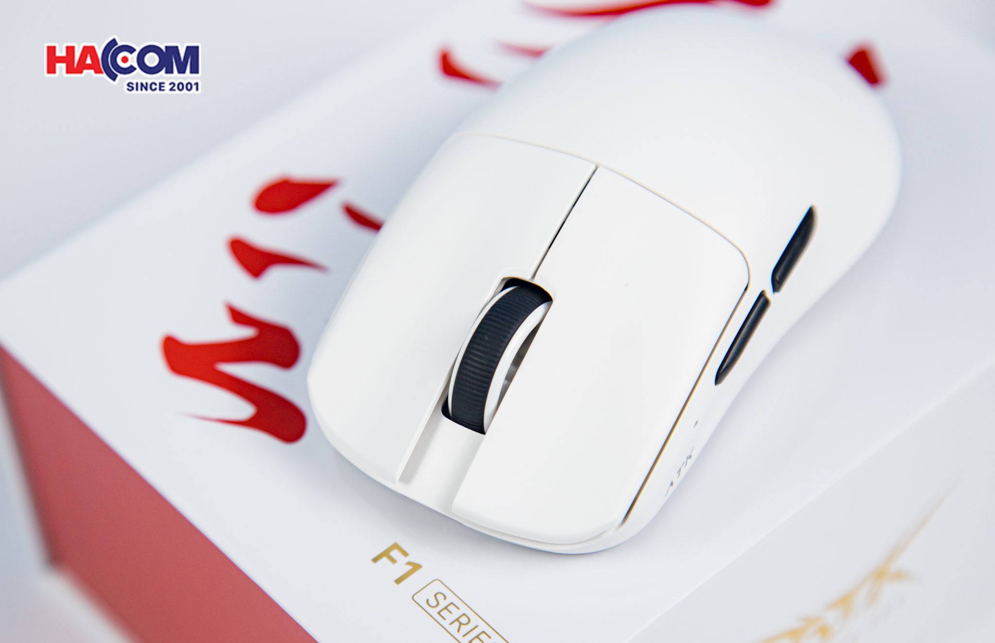 Chuột không dây ATK F1 Pro Max - Màu Trắng 8