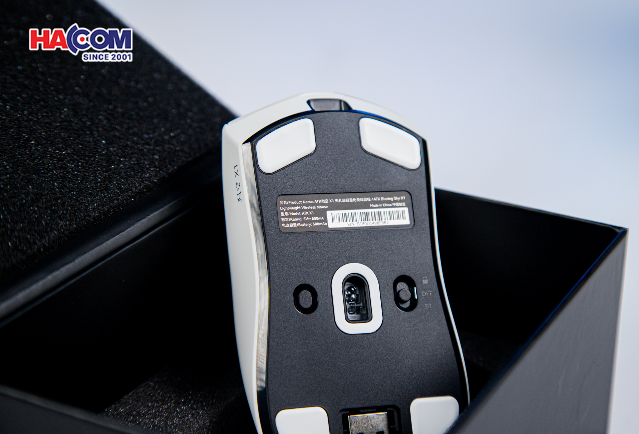 Chuột không dây ATK X1 - Màu Trắng 9