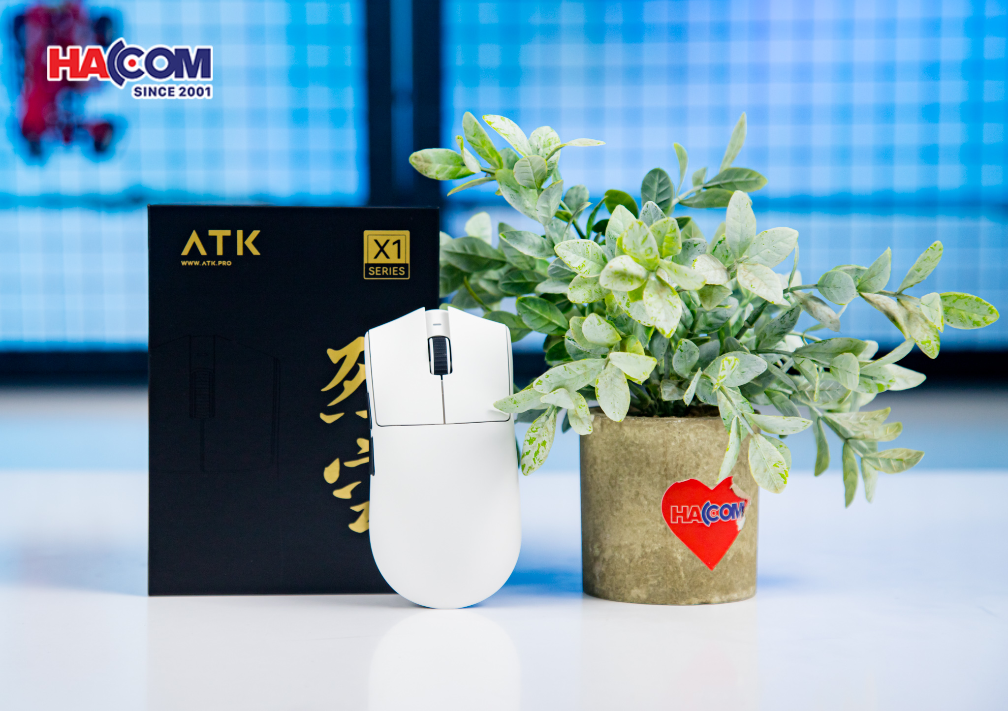 Chuột không dây ATK X1 Pro Max - Màu Trắng 3