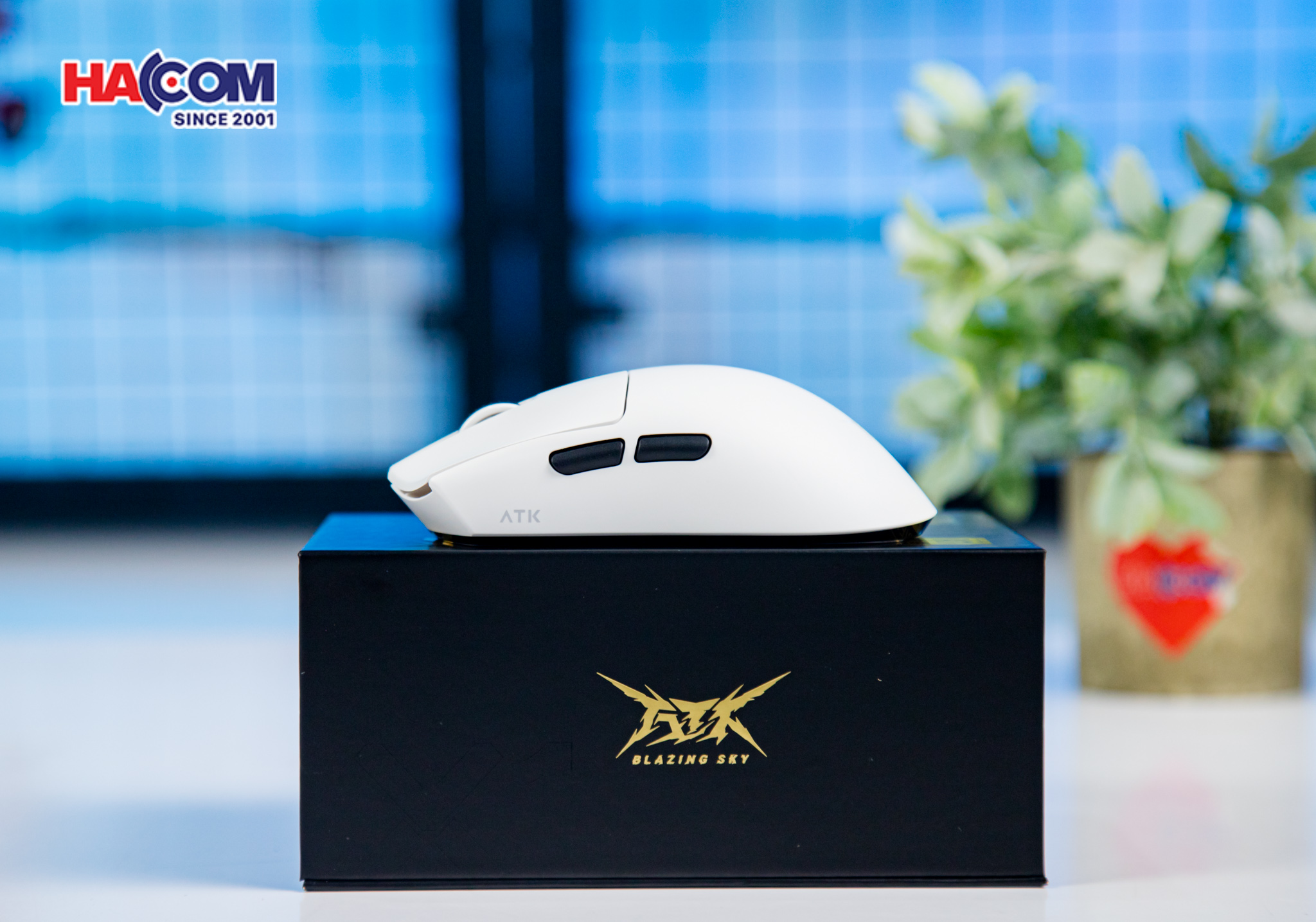 Chuột không dây ATK X1 Pro Max - Màu Trắng 6