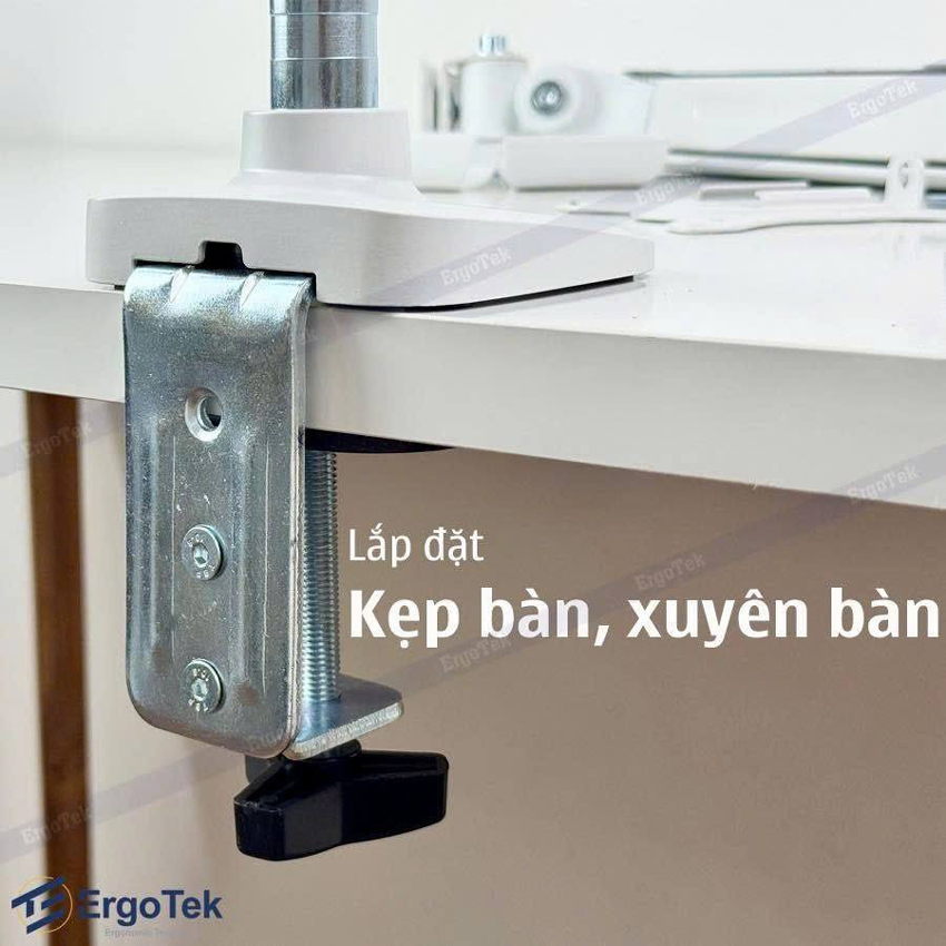 Giá đỡ màn hình EZ100 Pro màu trắng (27-40 inch) - Hình 5