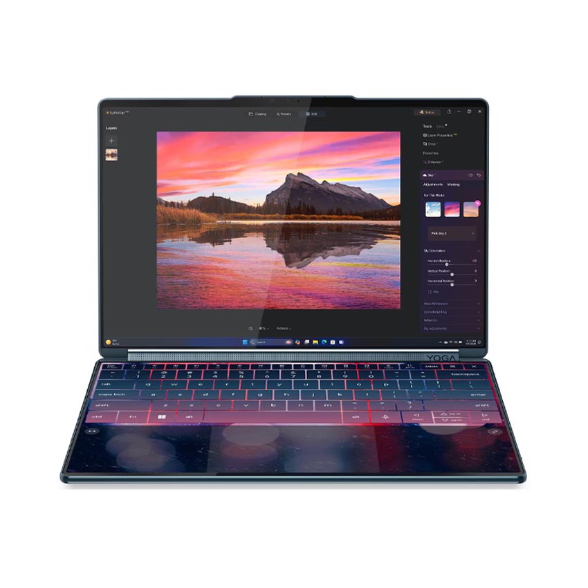 Laptop Lenovo Yoga Book 9 14IAH10 (83KJ002UVN) (U9 285H/32GB RAM/1TB SSD/2x14 2.8K Cảm ứng/Win11/Office H&S/Xanh) 28