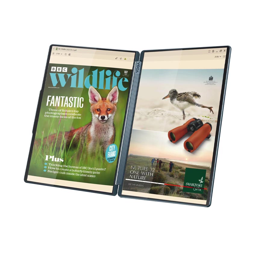 Laptop Lenovo Yoga Book 9 14IAH10 (83KJ002UVN) (U9 285H/32GB RAM/1TB SSD/2x14 2.8K Cảm ứng/Win11/Office H&S/Xanh) 2