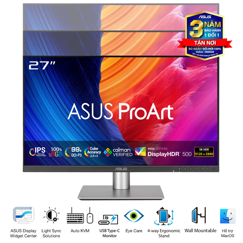 Màn hình ASUS Pro Art PA27JCV  2
