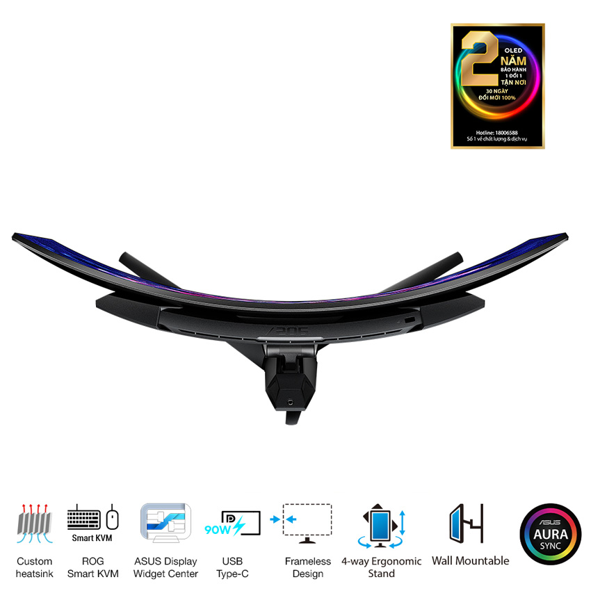  Màn hình ASUS ROG Swift OLED PG34WCDM 4