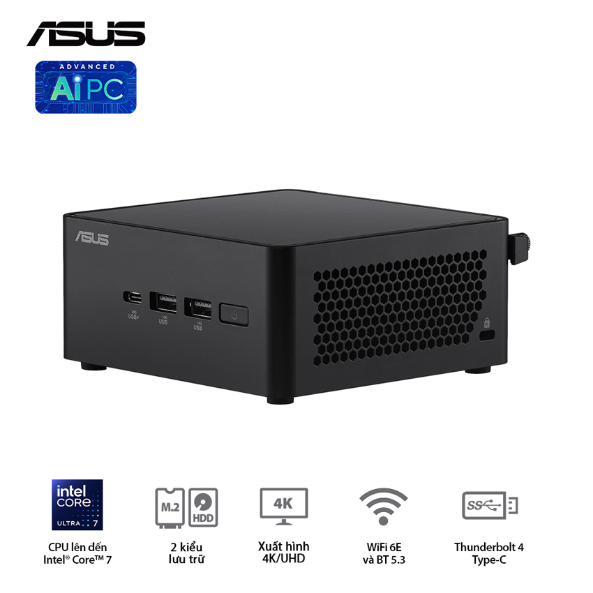 Mini PC Asus NUC 14 PRO Tall RNUC14RVHI300001I 2