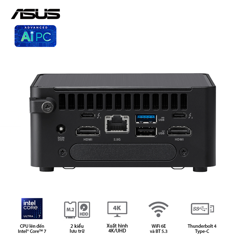 Mini PC Asus NUC 14 PRO Tall RNUC14RVHI300001I 4