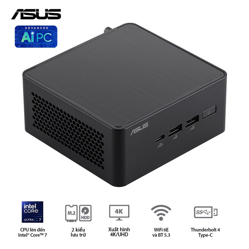 Mini PC Asus NUC 14 PRO Tall RNUC14RVHU700001I 2