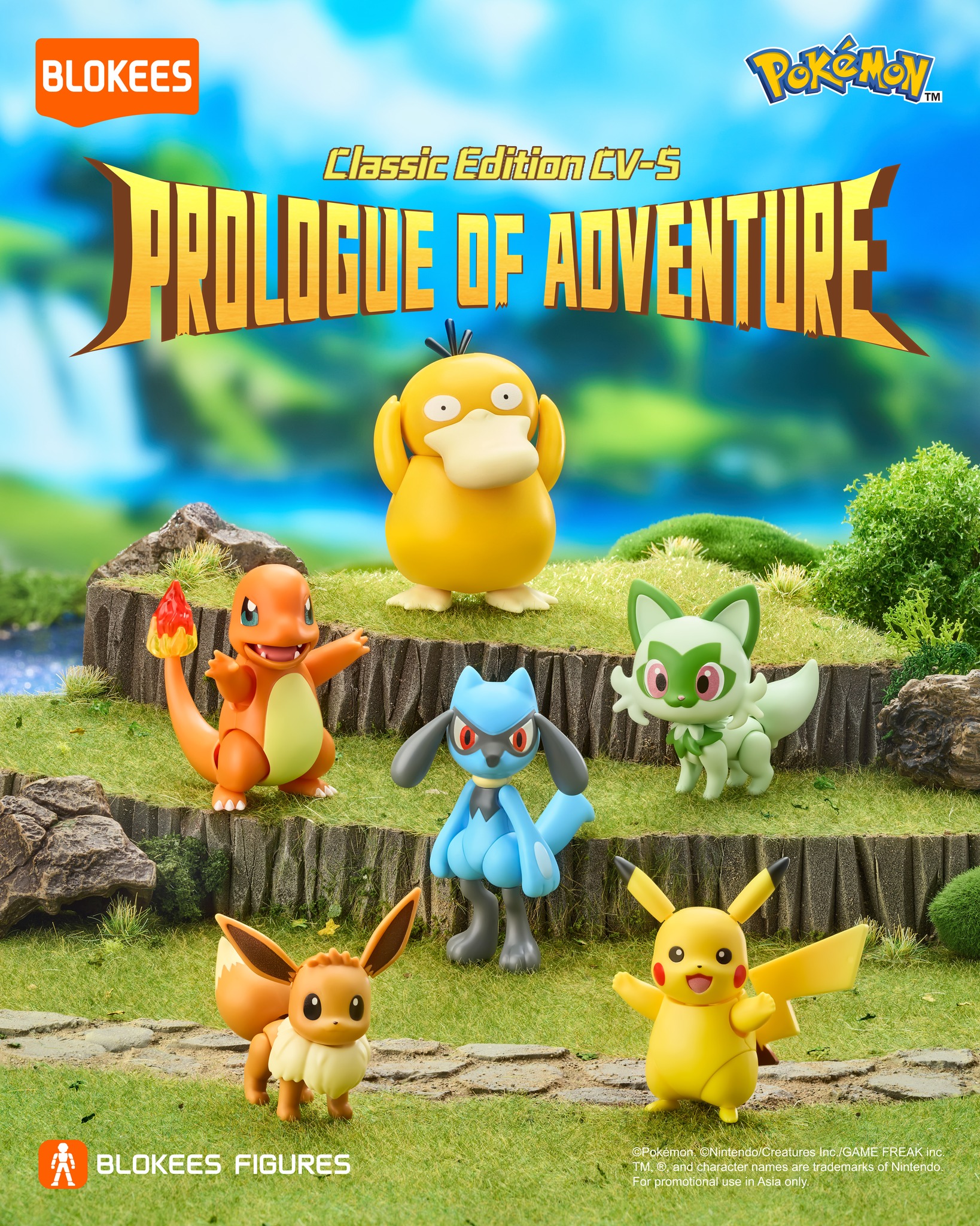 Mô hình Blokees - Pokémon Classic Edition CV-S -PDQ 1