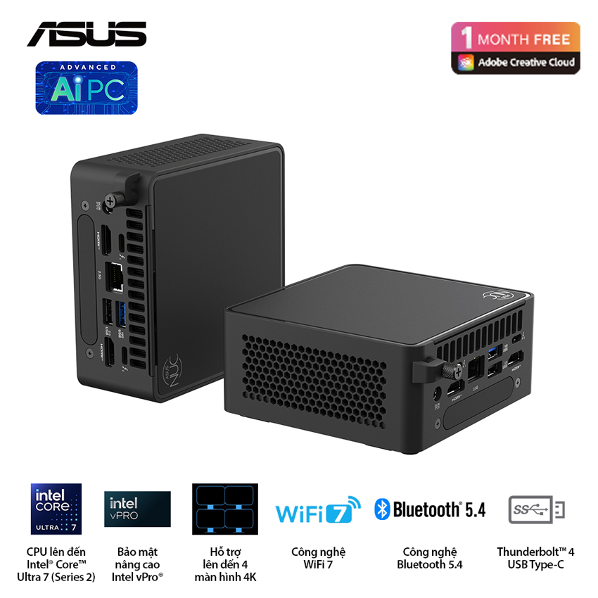 Mini PC Asus NUC 15 PRO (RNUC15CRHU500000I)Tall 7