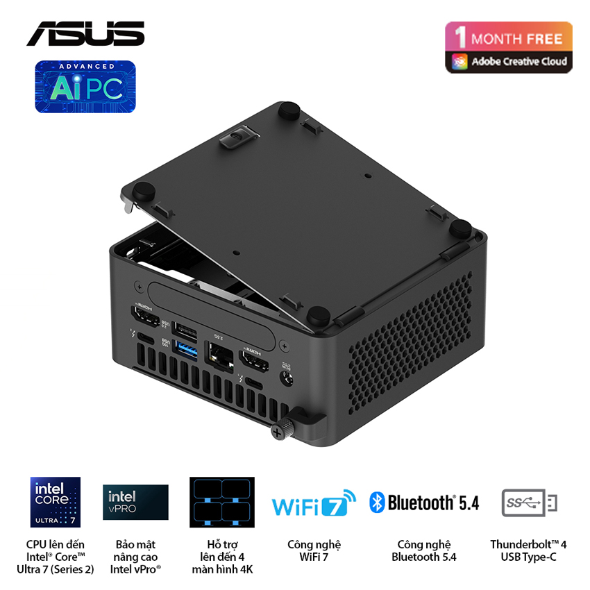 Mini PC Asus NUC 15 PRO (RNUC15CRHU500000I)Tall 6