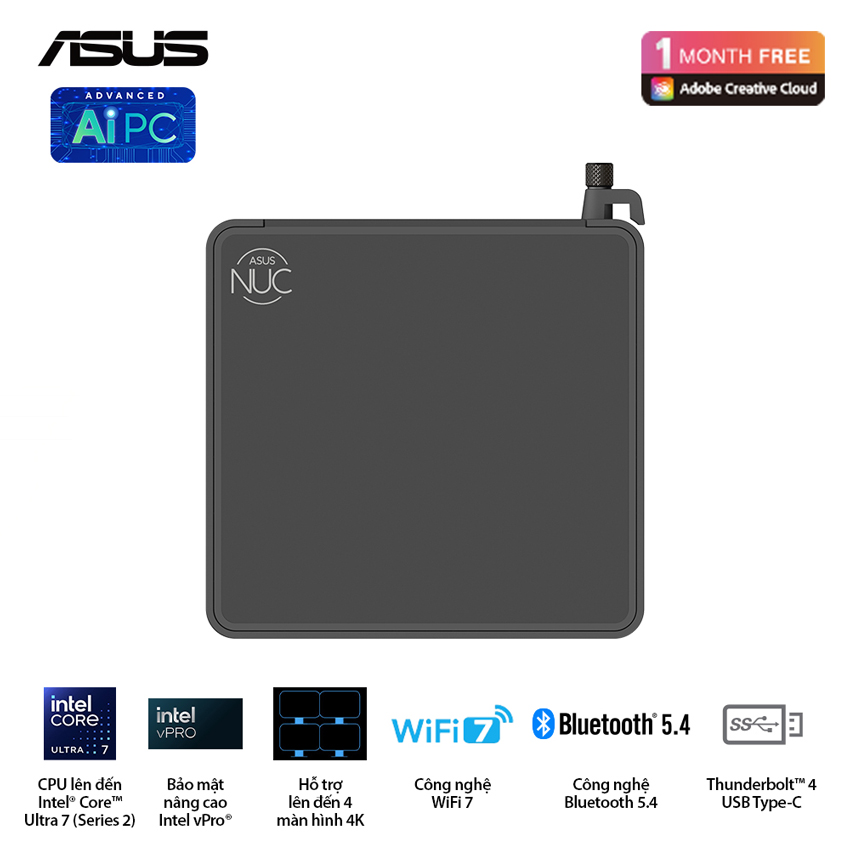 Mini PC Asus NUC 15 PRO (RNUC15CRHU500000I)Tall 4