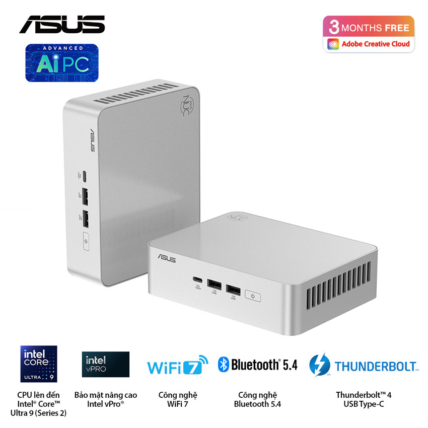 Bộ Mini PC Asus NUC 15 PRO (RNUC15CRSU700000I) 8