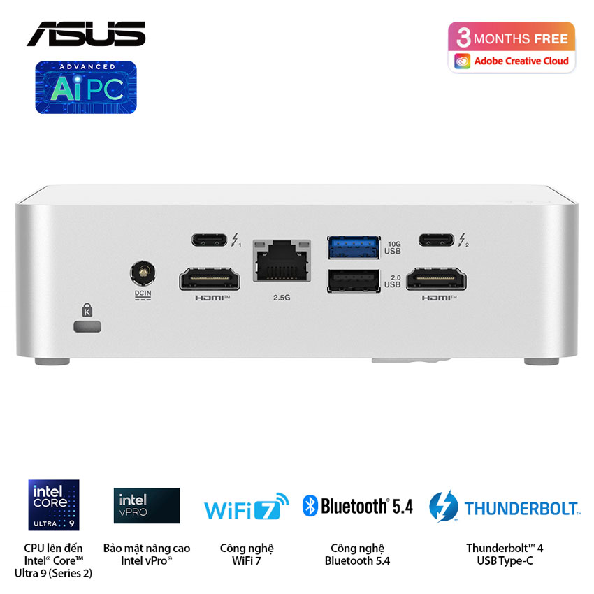 Bộ Mini PC Asus NUC 15 PRO (RNUC15CRSU700000I) 5