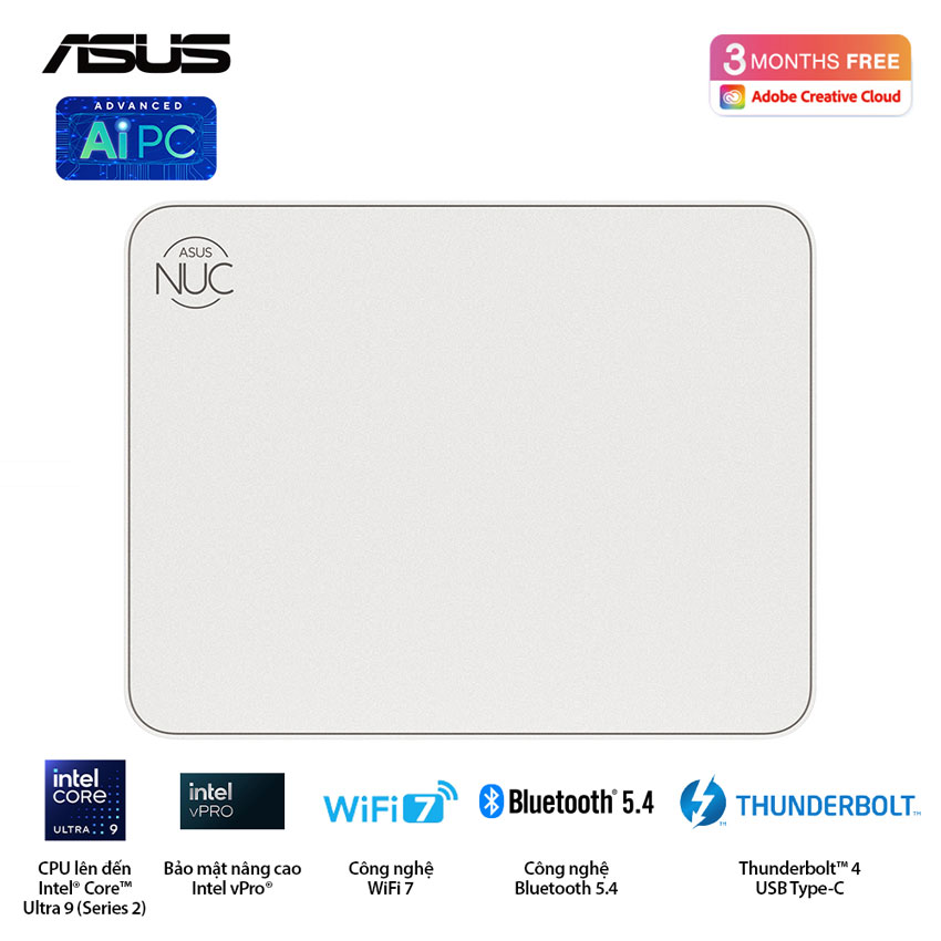 Bộ Mini PC Asus NUC 15 PRO (RNUC15CRSU700000I) 3