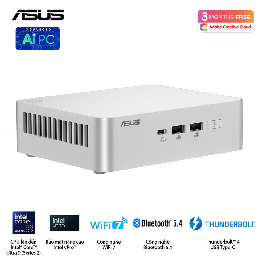 Bộ Mini PC Asus NUC 15 PRO (RNUC15CRSU700000I) 2