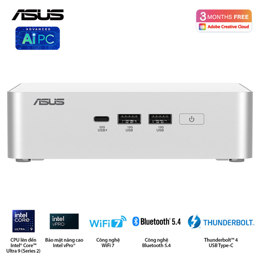 Bộ Mini PC Asus NUC 15 PRO (RNUC15CRSU700000I) 1