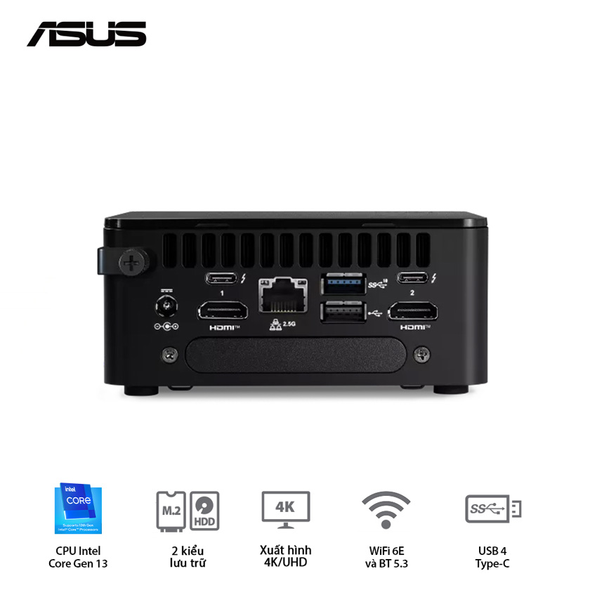 Bộ Mini PC Intel NUC13 PRO Tall RNUC13ANHI300000I 2