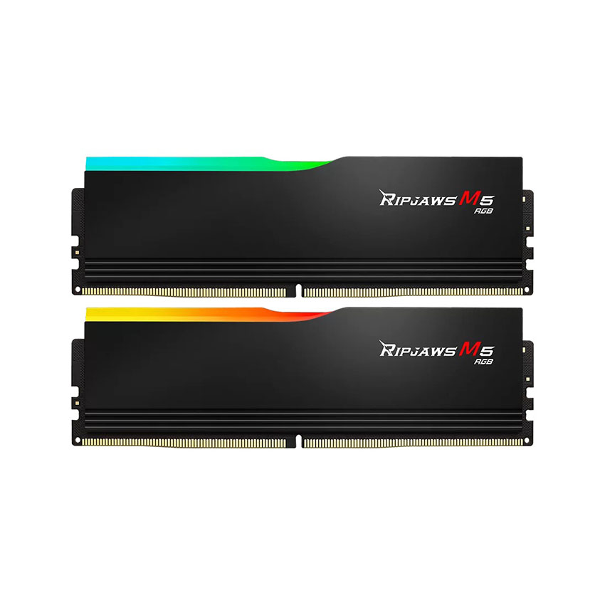 RAM DESKTOP GSKILL RIPJAWS M5 RGB (F5-5600J4040D48GX2-RM5RK) 96GB (2X48GB) DDR5 5600MHZ (INTEL XMP)