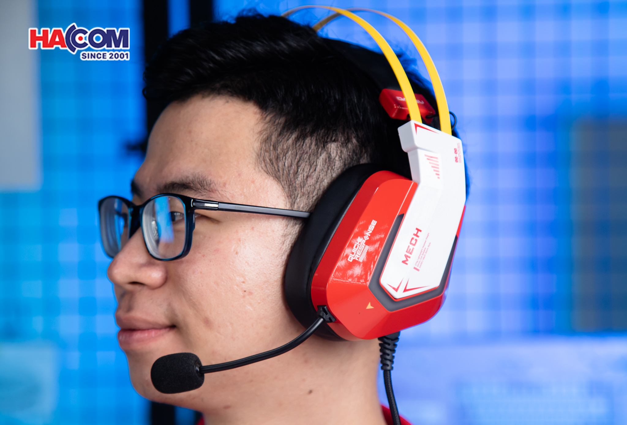  Tai nghe Gaming Dareu EH732 RGB (Màu Đỏ) 7