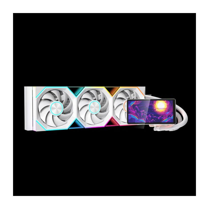 Tản nhiệt nước JUNGLE LEOPARD Pro Flow 360 Trắng - Hình 2