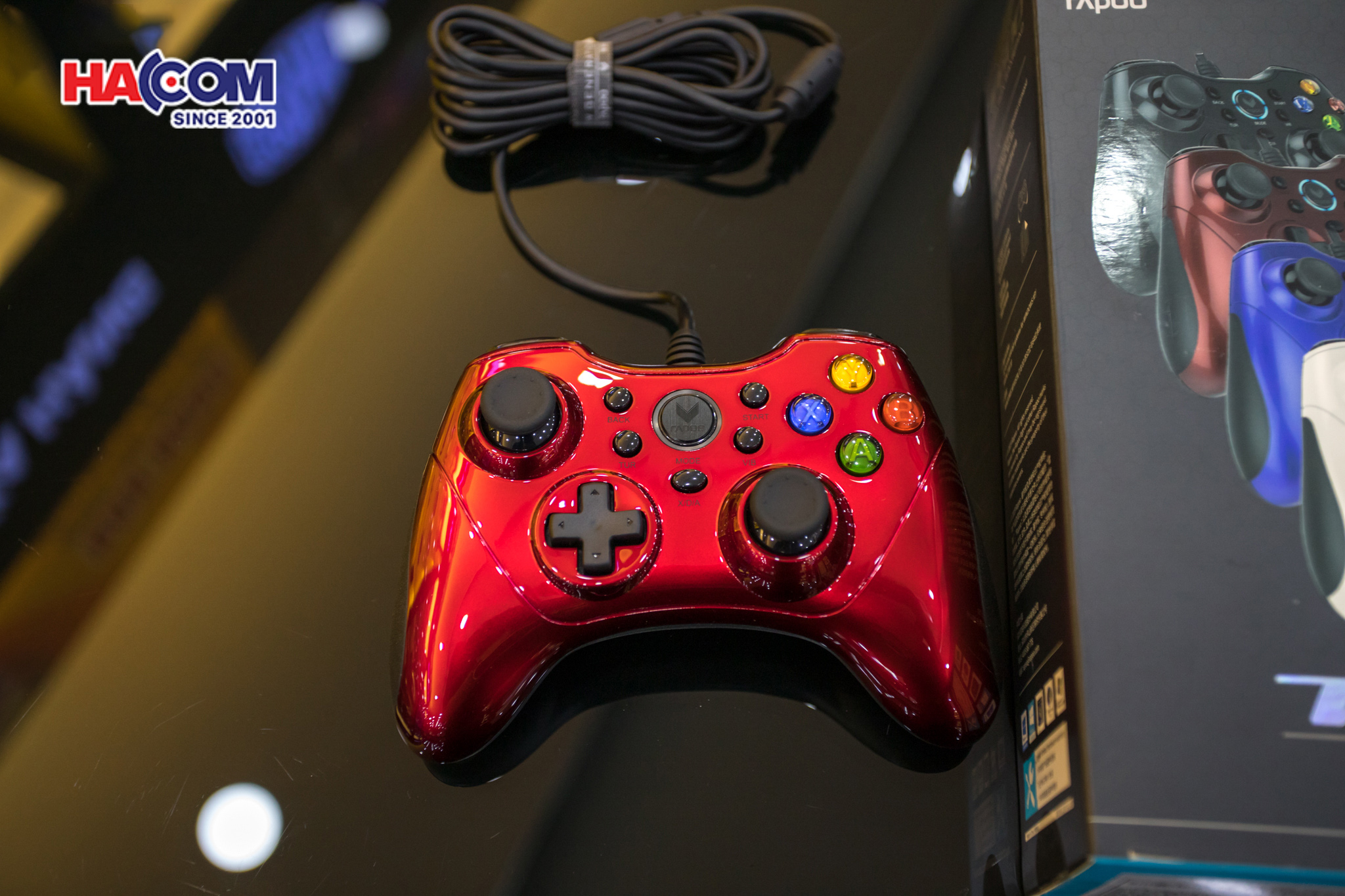  Tay cầm game RAPOO V600 Red 6