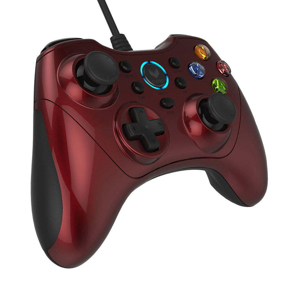  Tay cầm game RAPOO V600 Red 1