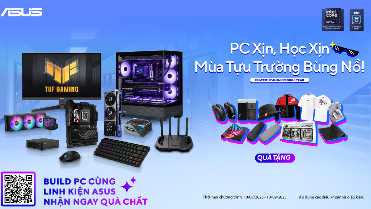 PC XỊN, HỌC XIN – MÙA TỰU TRƯỜNG BÙNG NỔ