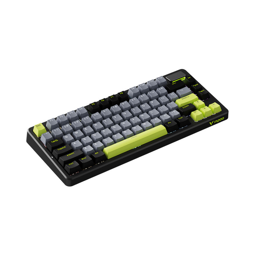 Bàn phím cơ Gaming Rapoo V700DIY-75 (Đen/Xám/Xanh Lá) 1